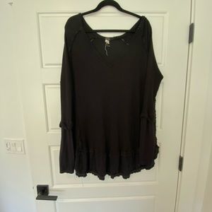 Free People We the Free waffle knit long sleeve